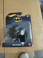 Brand New Mattel HFD81 1989 BATWING Hot Wheels Batman 1:50 Scale Vehicle Wave 3