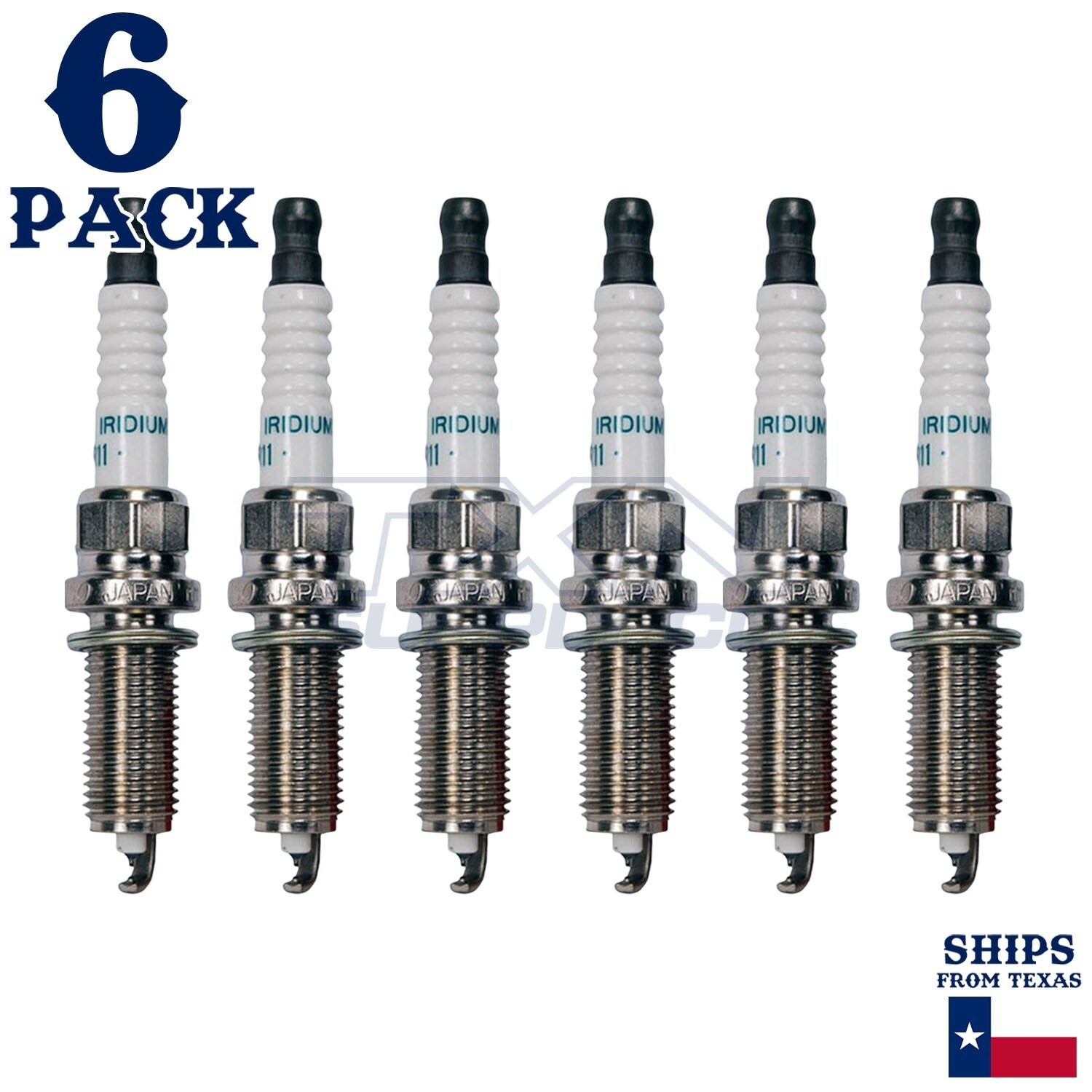 6 Pack Denso 3457 Iridium Long Life Spark Plugs FXE24HR-11