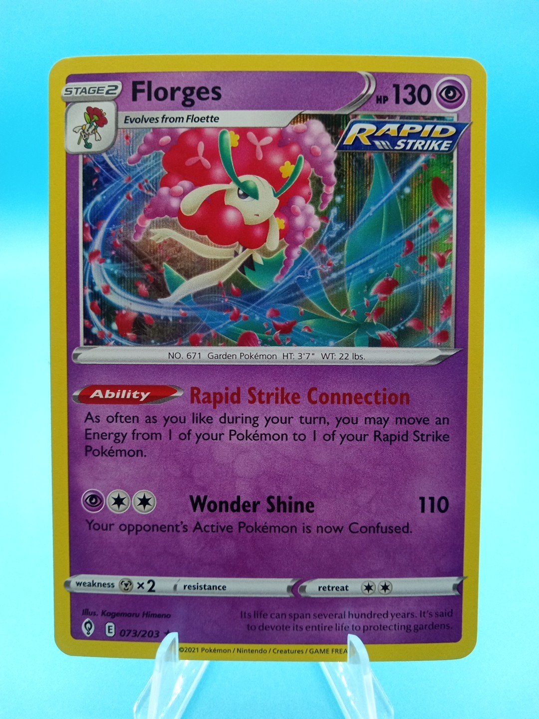 2021 Pokemon Evolving Skies Florges #073