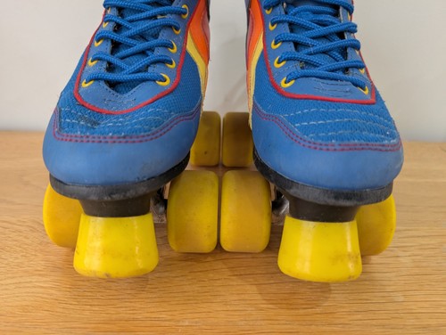 SFR RIO Roller Disco Quad Skates Blueberry Size UK 1 EUR 33 - Retro - Picture 4 of 8