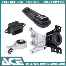 4PCS Engine Motor & Trans Mount For Nissan Sentra 1.8L 13-19 9699 9712 9717 9818
