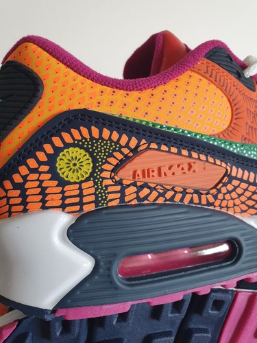 Nike Air Max 90 Día de los Muertos Día de los Muertos DC5154 458 US 10 UK 9 EU 44 Nuevo - Imagen 15 de 24