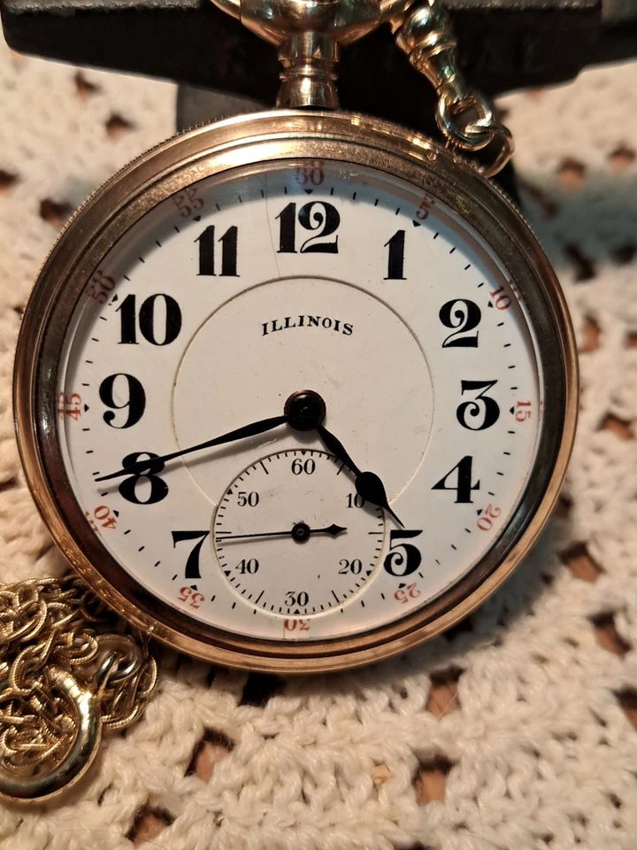 1900s Illinois 19 Jewel Pocket Watch - Image 2 of 4