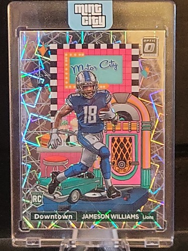 Jameson Williams #DT-JW 2022 Panini Donruss Optic Downtown card