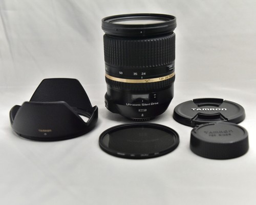 Tamron SP 24-70mm f/2.8 Di VC USD (A007) Nikon F mit Haubenkappen und CPL Filter