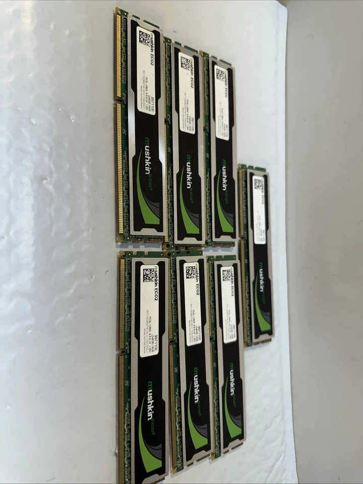 Lot Of 7 Mushkin ECO2 DDR3 8GB  RAM PC3L-12800 /99710E / Free Shipping - Image 2 of 4