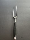 Lauffer ONYX Black Stainless GERMANY 10 3/4" meat fork 2 prong