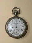 Antique American Waltham Pocket Watch c.1888 Silver Tone Case Not Running