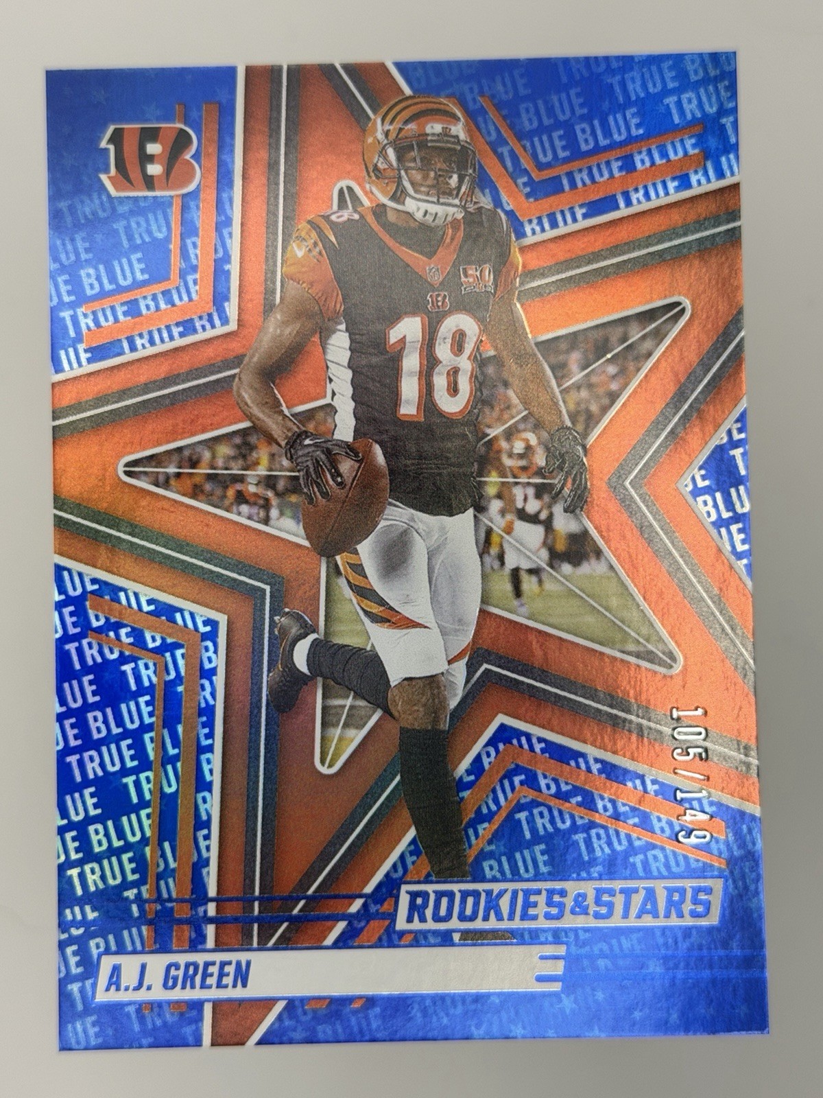 2025 Panini Rookies & Stars- A.J. Green True Blue #105/149 No.57