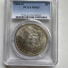 1884 O $1 Morgan Silver Dollar PCGSMS63 Nothing Better Than A Professional Grade