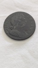 Britania William Iii 1607 Half Penny Coin