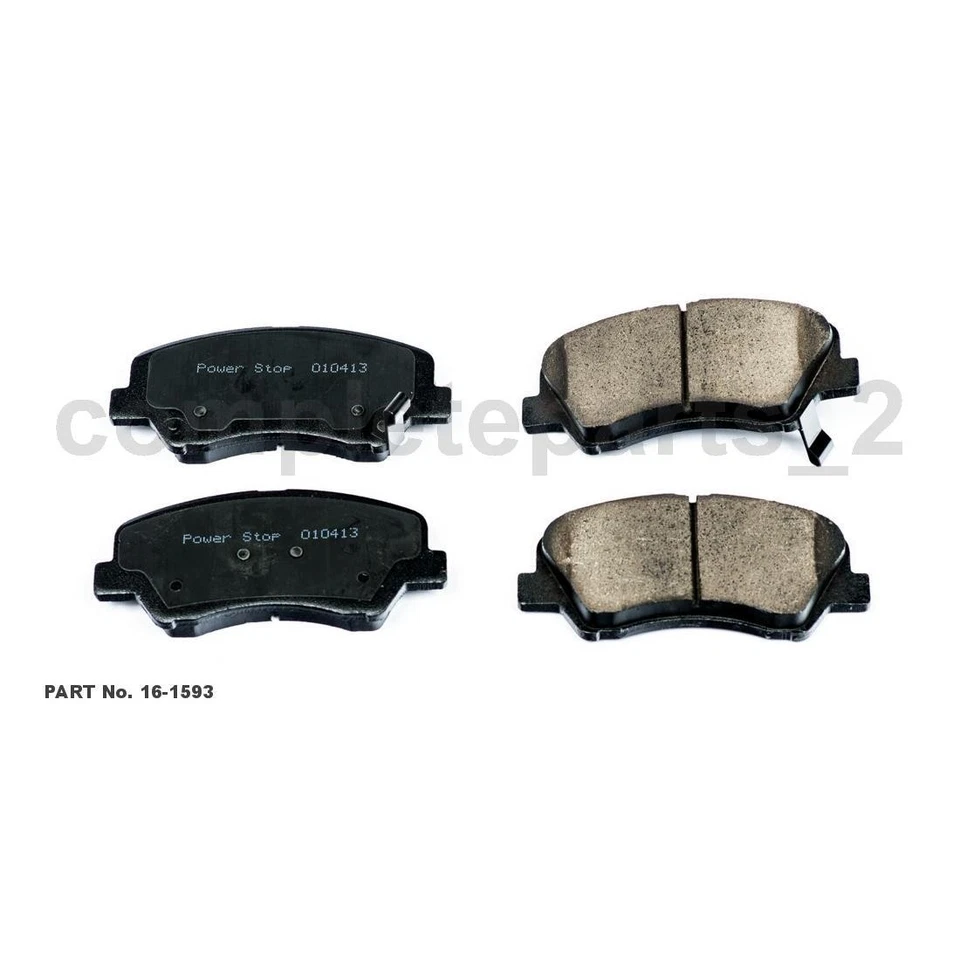 Juego de 6 pastillas de freno delanteras traseras rotores de freno para Kia Rio 2012 2013 Kia Rio Foto 2 de 4