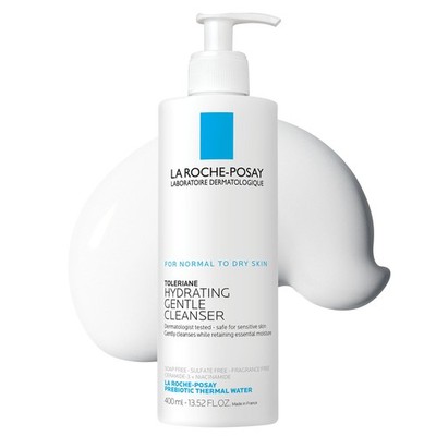 La Roche-Posay Toleriane Hydrating Gentle Face 13.52 Fl Oz (Pack of 1)