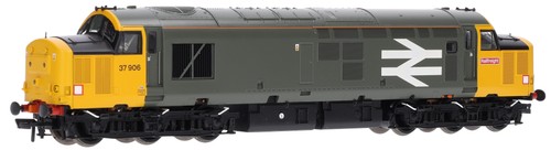 32-390ZB Bachmann OO Class 37/9 37906 in Railfreight Grey | Condition: Used