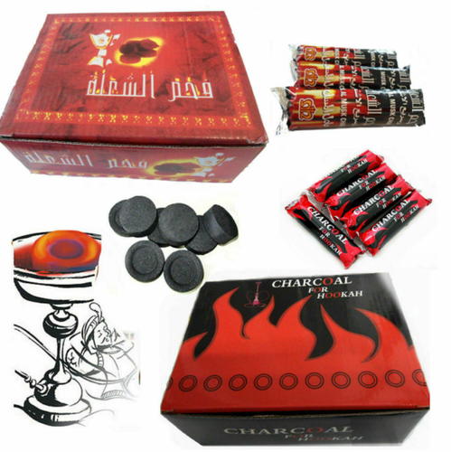 2 Pipe Shisha Hookah 18" Full Set & Free Coil Foil Tips Tong Clipper Gift Box - Picture 7 of 14
