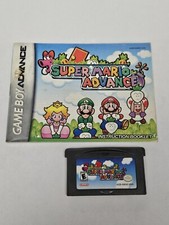 Super Mario Advance Nintendo Game Boy Advance 2001 GBA Cartridge & Manual Tested