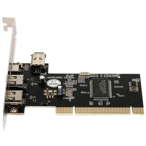 PCI-Combo-1394A-4-Ports-3-1-Controller-Card-Extension-Adapter-PCI-3x-6-Pin
