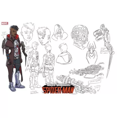 MILES MORALES: SPIDER-MAN #38 CHRISTOPHER ALLEN 1:10 CONCEPT DESIGN VARIANT NM-