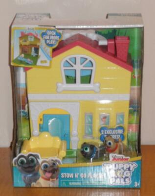 puppy dog pals stow and go playset