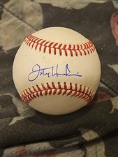 Latroy Hawkins signed GAME USED baseball autographed romlb official auto mlb