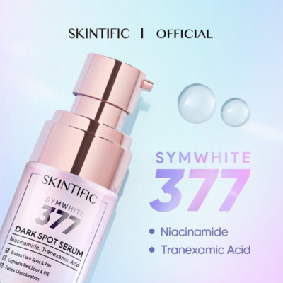 SKINTIFIC Symwhite 377 Dark Spot Eraser PIH & PIE Redness Acne Scars Serum 20ml