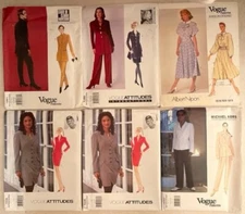 Buyer Choice: VOGUE Sz 8-22  $9.95 to $22.50 UNCUT Designer Sewing Patterns