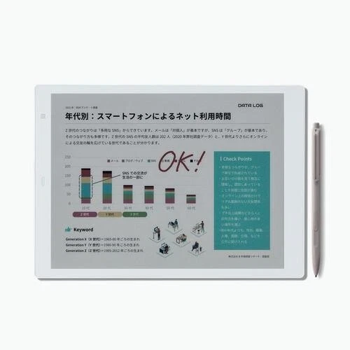 Fujitsu QUADERNO 13.3in Gen.3C Electronic Paper FMVDP43CA4 White From Japan - Image 4 of 4