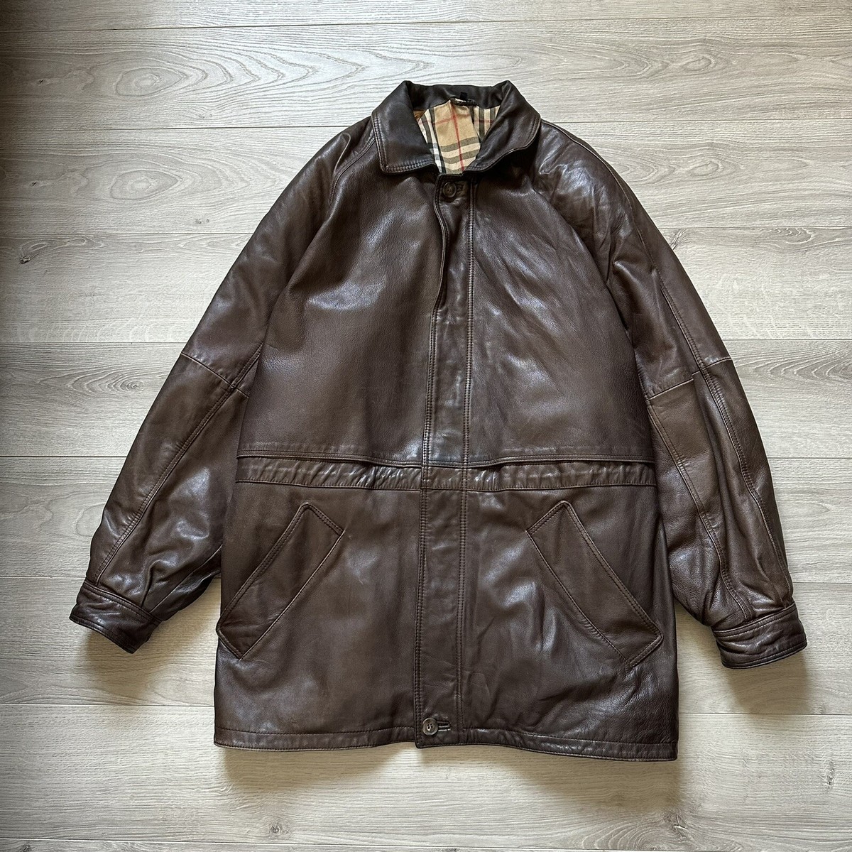 Vintage Burberrys Leather Jacket Mens | eBay Vintage Burberrys Leather Jacket Mens | eBay