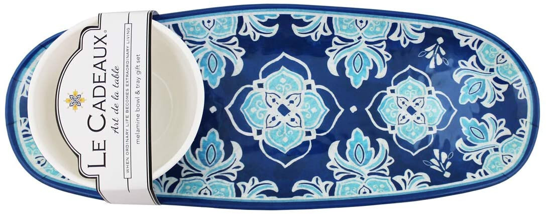 Подарочный набор чаш и подносов Le Cadeaux Havana Синий 5990₽