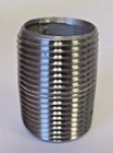 New 1" X Close MNPT Pipe Nipple Galvanized Steel