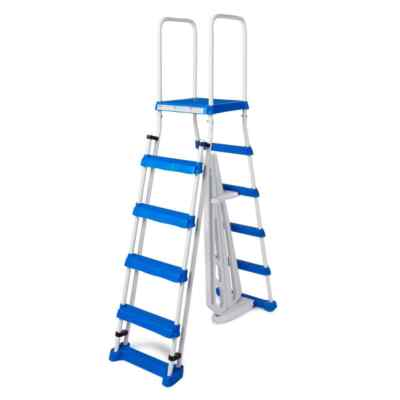 #ad Above Ground Pool A Frame Ladder with Barrier for 48 Inch Pools