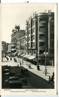 Spanien Burgos Paseo Del Espolon - Hotel España 1930 Uncoomn Blick Manipei
