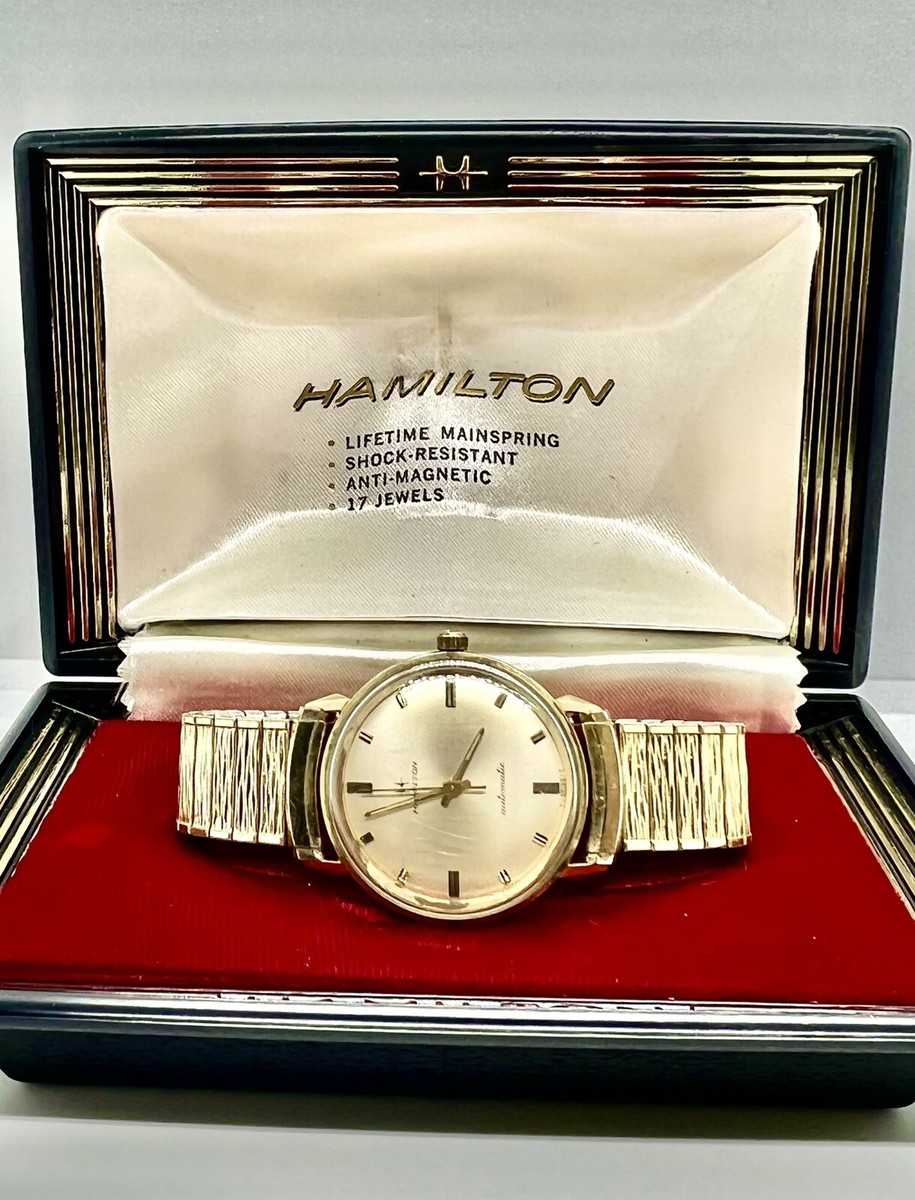 Hamilton Watch 10k Rgp Bezel Vintage Hamilton Square 10K RGP Bezel
