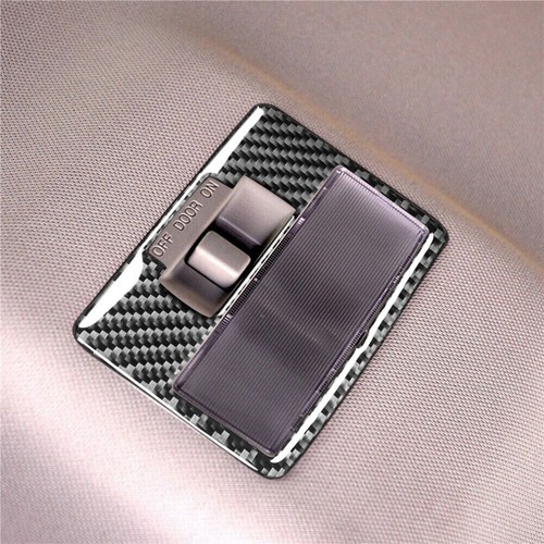 Carbon Fiber Rear Reading Light Trim Cover For Mazda RX-8 RX8 2004-2008 Style B - Picture 3 of 12