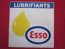 AUTOCOLLANT VINTAGE ESSO ESSO LUBRIFIANTS 10 cm sur 10 cm