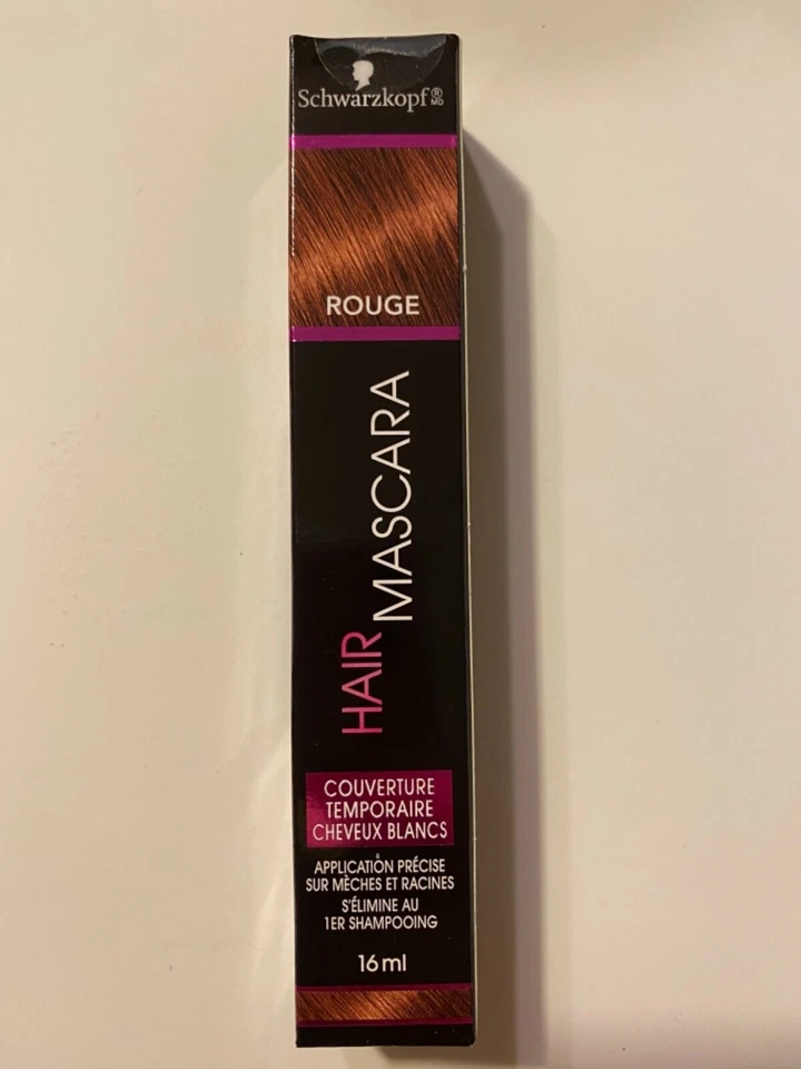 Lote de 3 Tubos - Máscara de Pelo Schwarzkopf Temporal Gris Cubrir Rojo .54 fl oz Foto 2 de 2