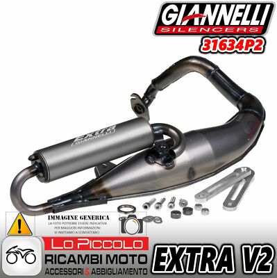 GIANNELLI EXTRA V2 EXPANSION EXHAUST MUFFLER APPROVED HONDA X8R-S 1998 2001