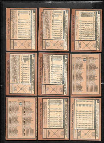 1978 OPC O PEE CHEE TOPPS MLB BASEBALL CARD 122-242 & WRAPPER SEE LIST - Picture 129 of 247