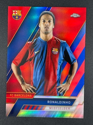 ロナウジーニョ Topps Chrome チームセット Xフラクター 激レア