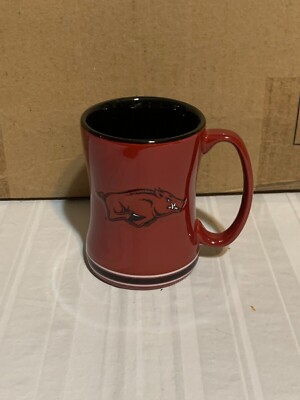 Arkansas Razorbacks NCAA 14oz Coffee Mug Cup Logo Brands New