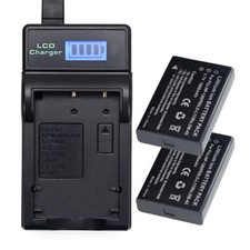 2 Battery +LCD USB Charger For DB-43 RICOH Caplio 400G wide 500G wide 500G 500SE