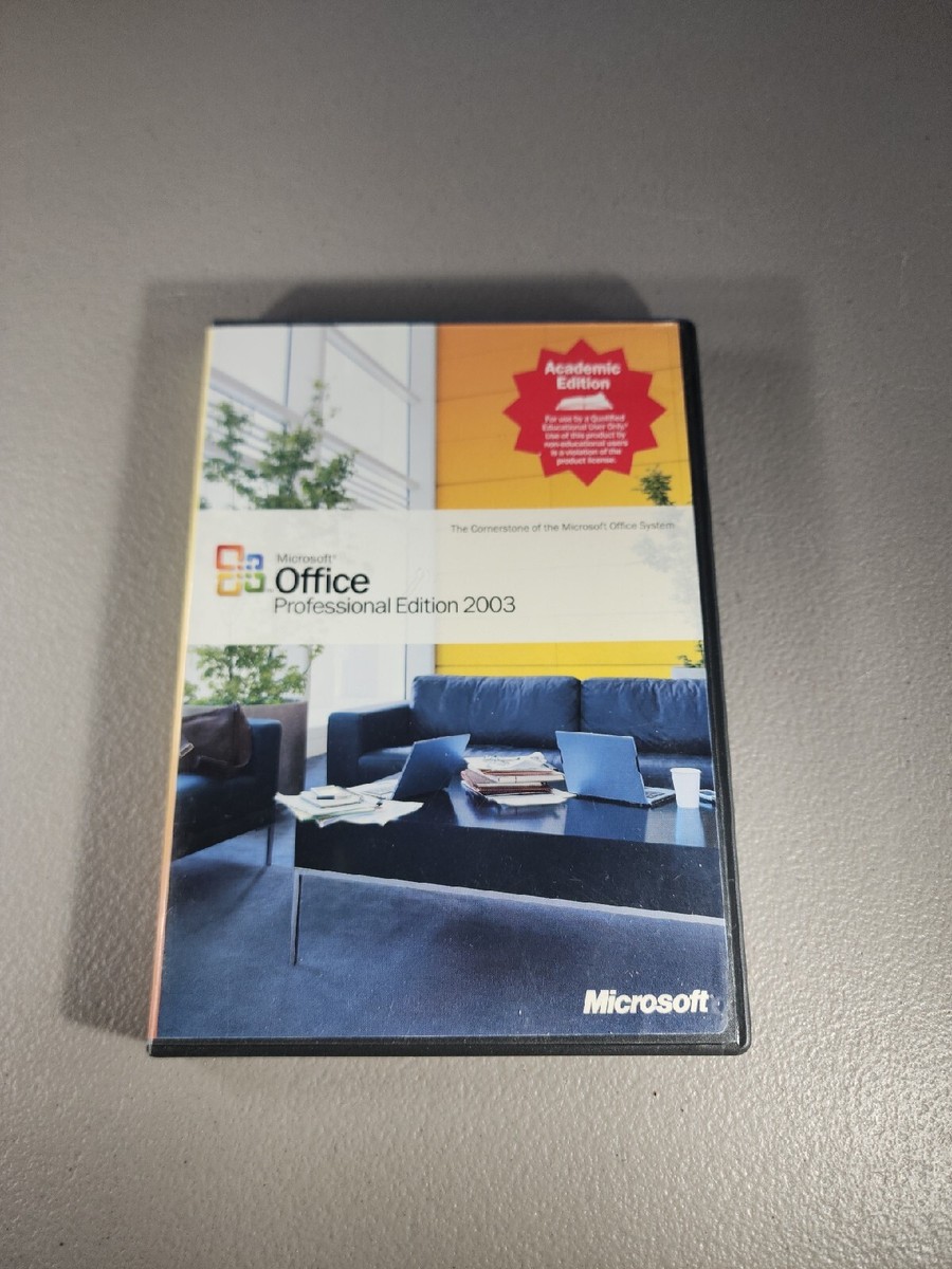 Microsoft Office 2003 Logo Installing MS Office 2003/XP On Windows