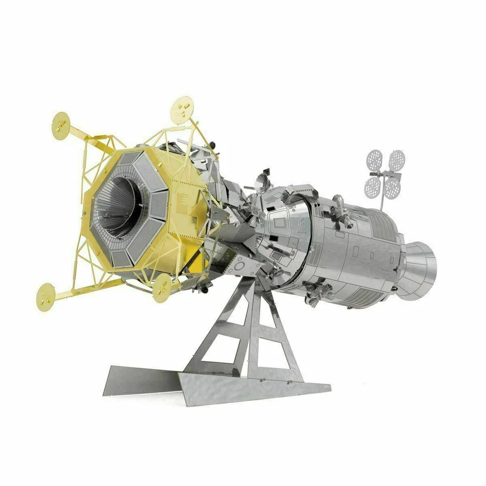 Fascinations Metal Earth Apollo CSM With LM Laser Cut Metal Model Kit -New - Image 4 of 4