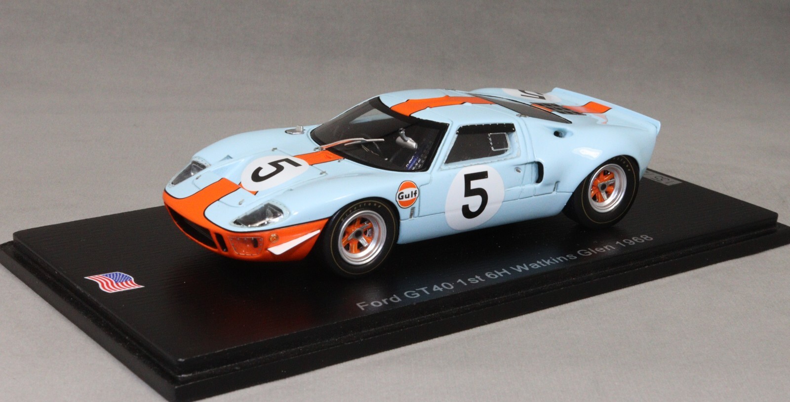 Spark Ford GT40 1st 6 Hour of Watkins Glen 1968 Ickx & Bianchi US253 1/43 NEW