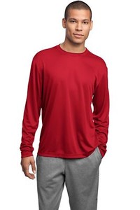 MEN/'S MOISTURE WICKING Dri fit Long Sleeve SPORT-TEK T-shirt NEW XS-4XL ST350LS