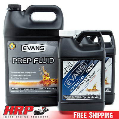 (2) Evans Waterless Coolant Powersports EC72064&(1) EC42001 Prep