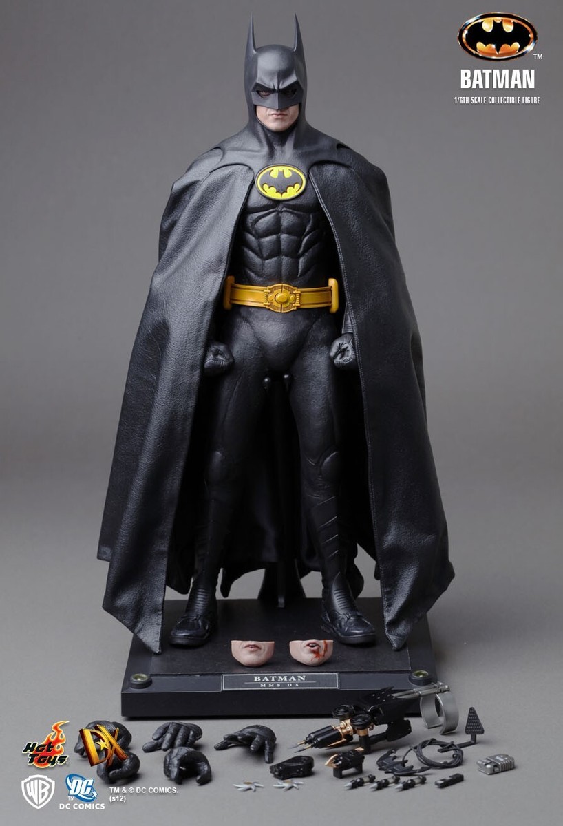 Hot Toys 1/6 BATMAN 1989 DX09 Figure Michael Keaton Tim Burton NIB