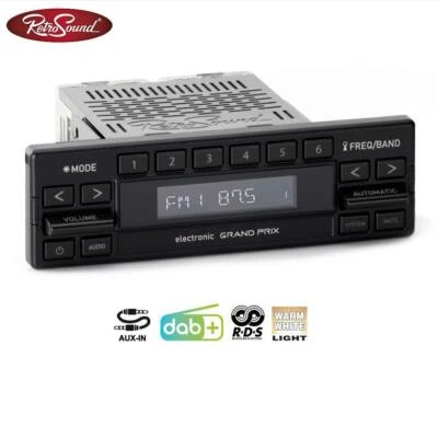 RETROSOUND RSD-GRANDPRIX-1DAB MOTOR-1DAB DAB Kit complet Grand Prix avec acce... - Photo 1/4