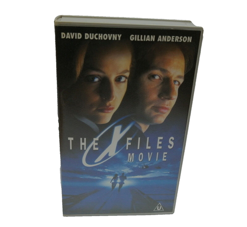 1998 The X-Files Movie VHS Video Cassette Tape Former Rental Not Working Moldy - Picture 2 of 10