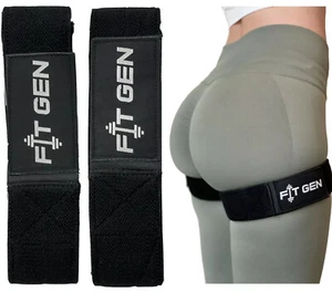 BFR Bandes Bandes de restriction du flux sanguin pour les femmes Glutes & Bâtiment de la hanche, squat